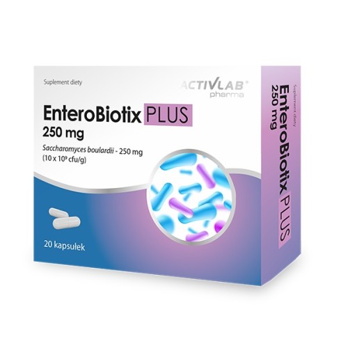Activlab Pharma EnteroBiotix PLUS 250 mg, 20 Capsules
