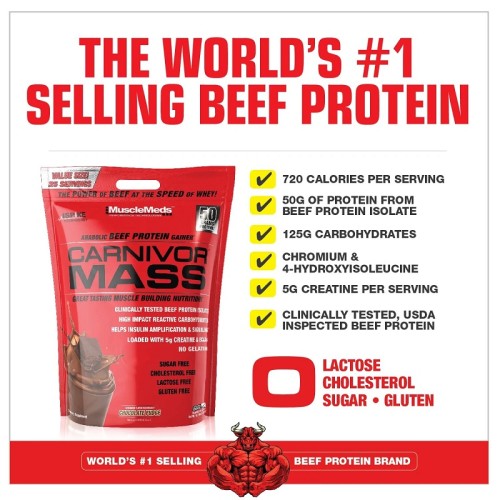 MuscleMeds Carnivor Mass, 4850 Grams - 1