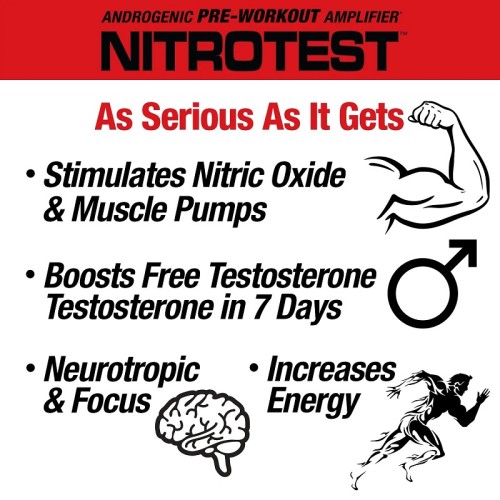 Musclemeds Nitrotest, 468 Grams - 2