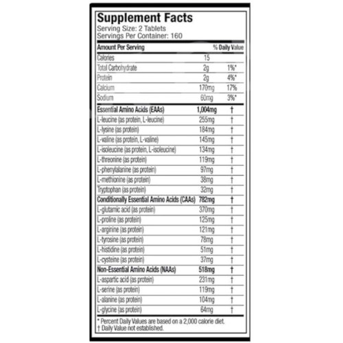 Muscletech Platinum 100% Amino 2300, 320 Tablets - 1