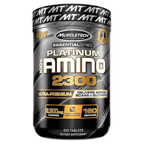 Muscletech Platinum 100% Amino 2300, 320 Tablets