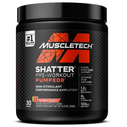 MuscleTech Shatter Pre-workout Pumped8, 254 Grams