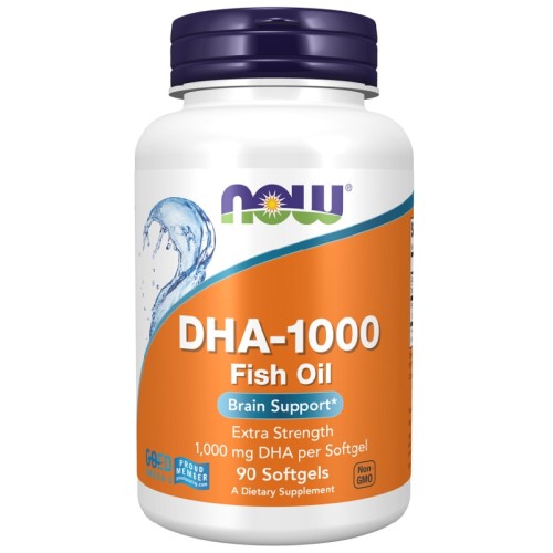 NOW DHA-1000 Brain Support, 90 Softgels
