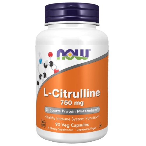NOW L-Citrulline 750 mg, 90 Veg Capsules