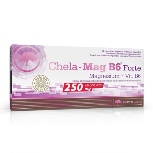 Olimp Chela Mag B6 Forte Magnesium+Vit.B6, 60 Capsules