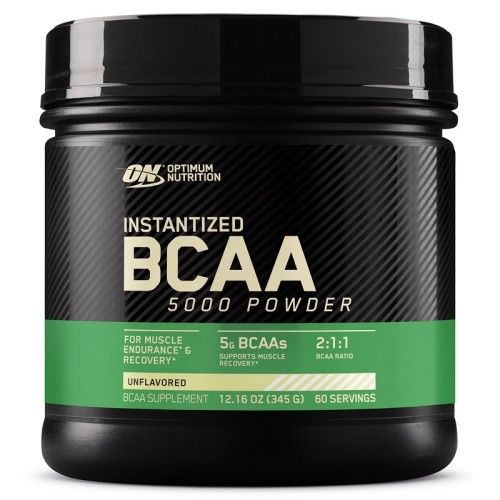 Optimum Instantized BCAA 5000 Powder, 345 Grams