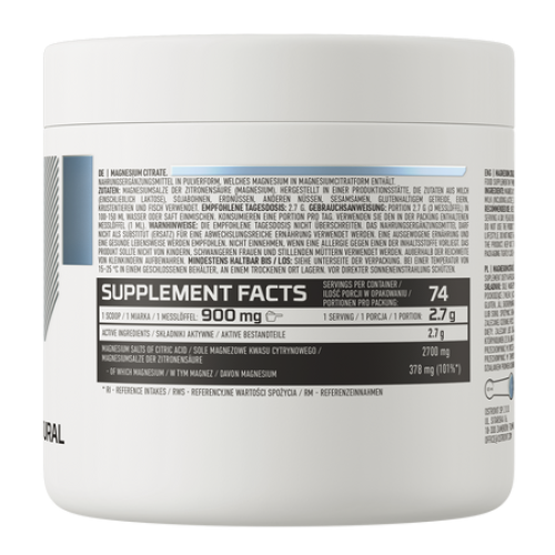 OstroVit Magnesium Citrate Powder unflavored, 200 g - 1