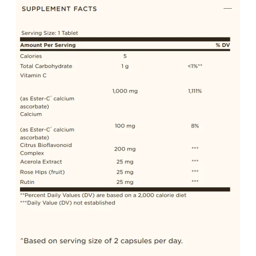 Solgar Ester-C 1000 mg, 30 tablets - 1