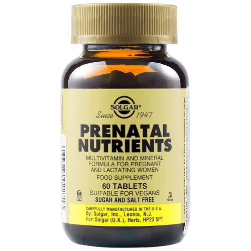 Solgar Prenatal Nutrients, 60 tablets