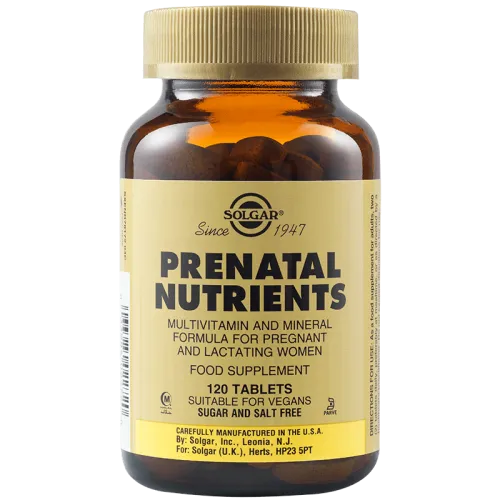 Solgar Prenatal Nutrients, 120 tablets