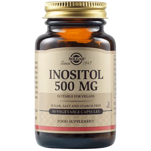 Solgar Inositol 500 mg, 50 vegetable capsules