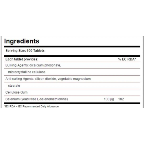 Solgar Selenium 100 mcg, 100 tablets - 1