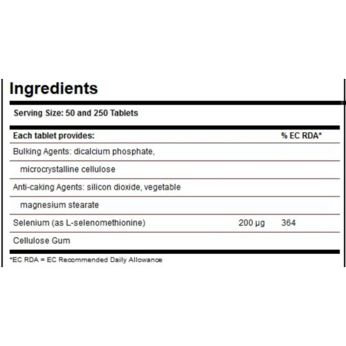 Solgar Selenium 200 mcg, 50 tablets - 1
