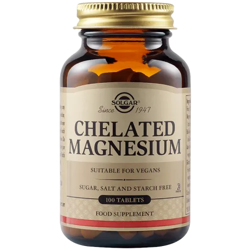 Solgar Chelated Magnesium 100 mg, 100 tablets