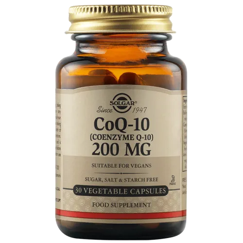 Solgar CoQ-10 200 mg, 30 vegetable capsules