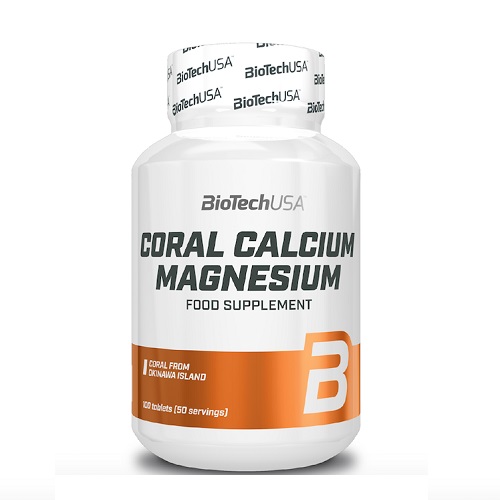 BioTech USA Coral Calcium Magnesium, 100 Tablets