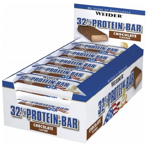 Weider 32% Protein Bar, 1x60 Grams /24 bars box/